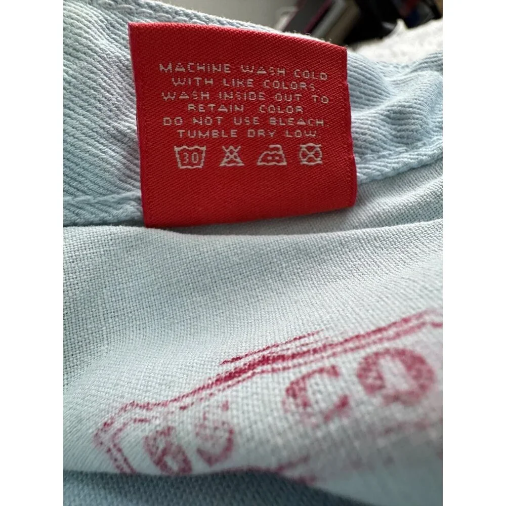 Big Star Womens Light Wash Denim Capri Jeans Size 25R 100% Cotton Made In USA NW - Picture 4 of 16